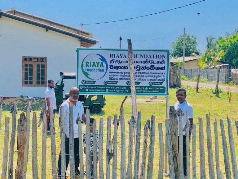 RIAYA Foundation Marks a Milestone with Name Board Installation!