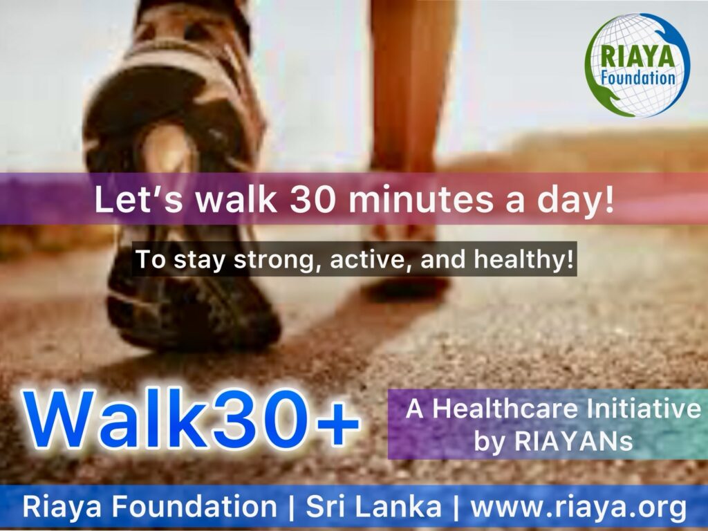 Riaya Foundation Launches “Walk 30+” Initiative to Promote Health & Wellness